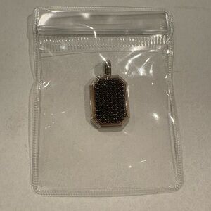 Effy Black and Silver Men's Pendant Necklace